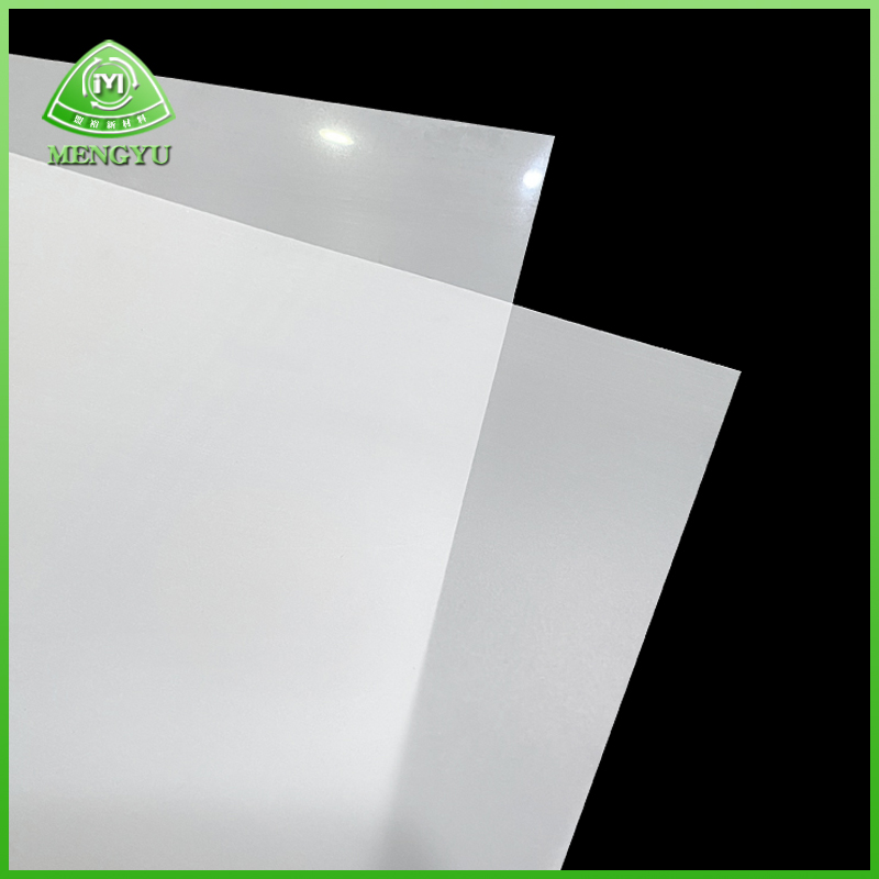 Translucent pet foglio materiale plastico pellicola di plastica trasferimento termico stampa pellicola stampa a caldo stampaggio film rivestimento singolo
